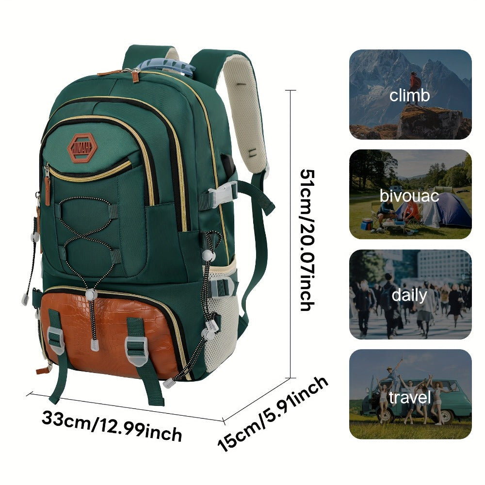 Travel Backpack – USB Charging, Large Capacity, for Travel & Work – detail view 7