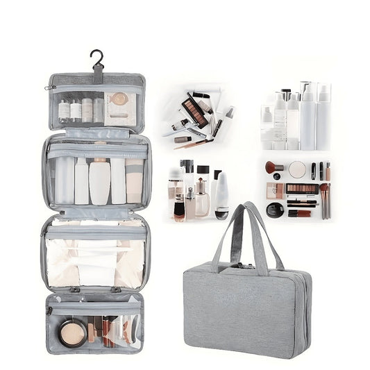 Travel Makeup Bag – Waterproof, Foldable, for Travel – front view