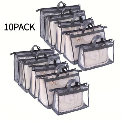 Travel Organizer Bag – 10 Pack, Transparent – front view - product view 11