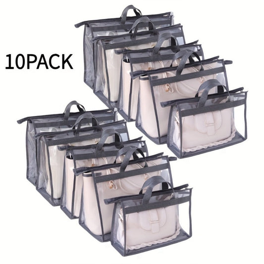 Travel Organizer Bag – 10 Pack, Transparent – front view