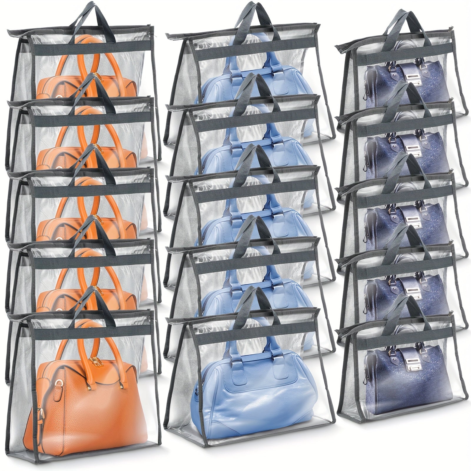 Travel Organizer Bag – 15 Pack, Clear – front view - product view 6
