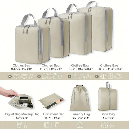 Travel Organizer Bag – 4PCS, Lightweight, Expandable, for Travel – detail view 11