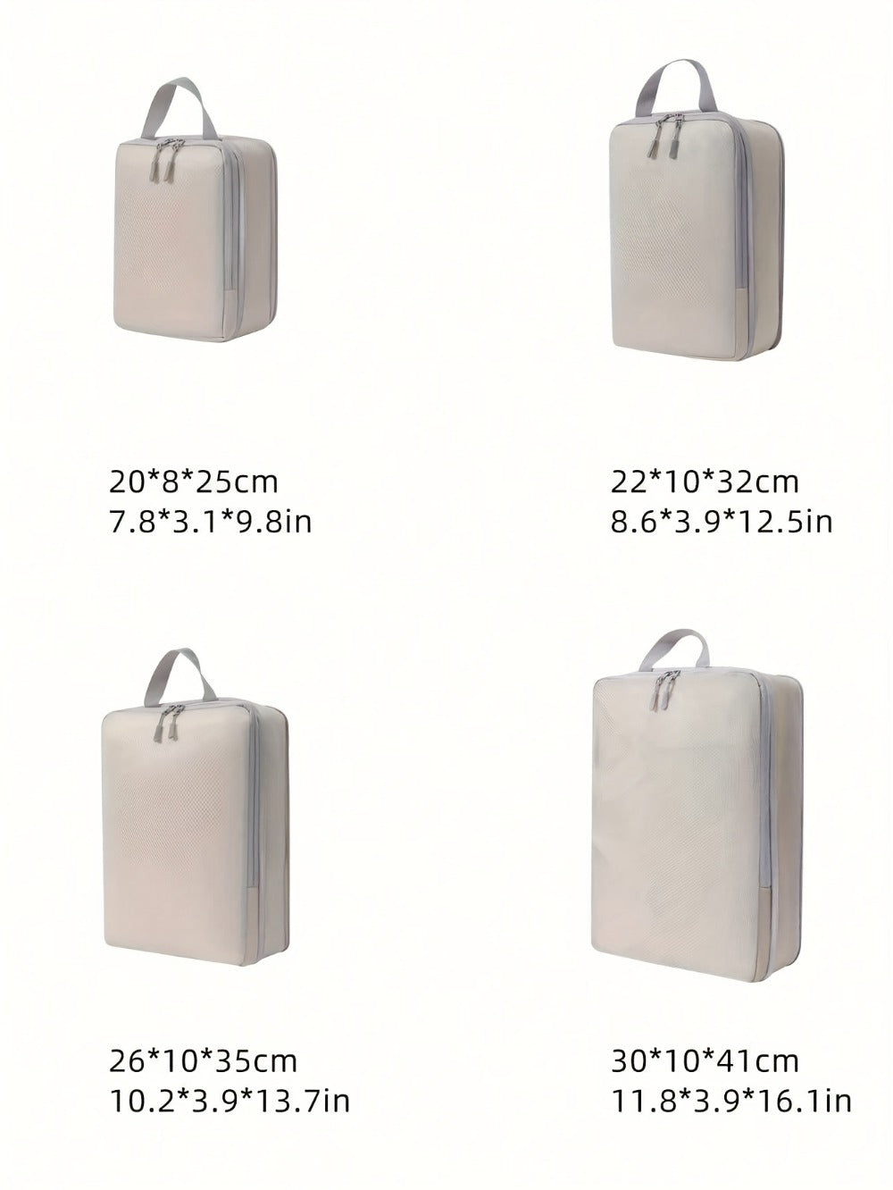 Travel Organizer Bag – 4PCS, Lightweight, Expandable, for Travel – detail view 12
