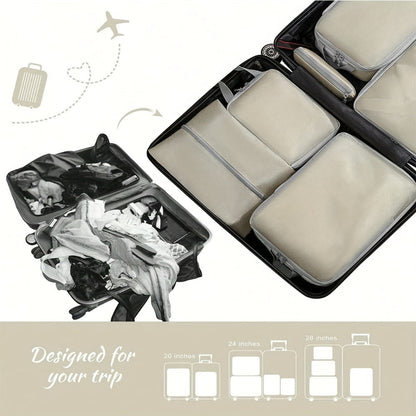 Travel Organizer Bag – 4PCS, Lightweight, Expandable, for Travel – detail view 5