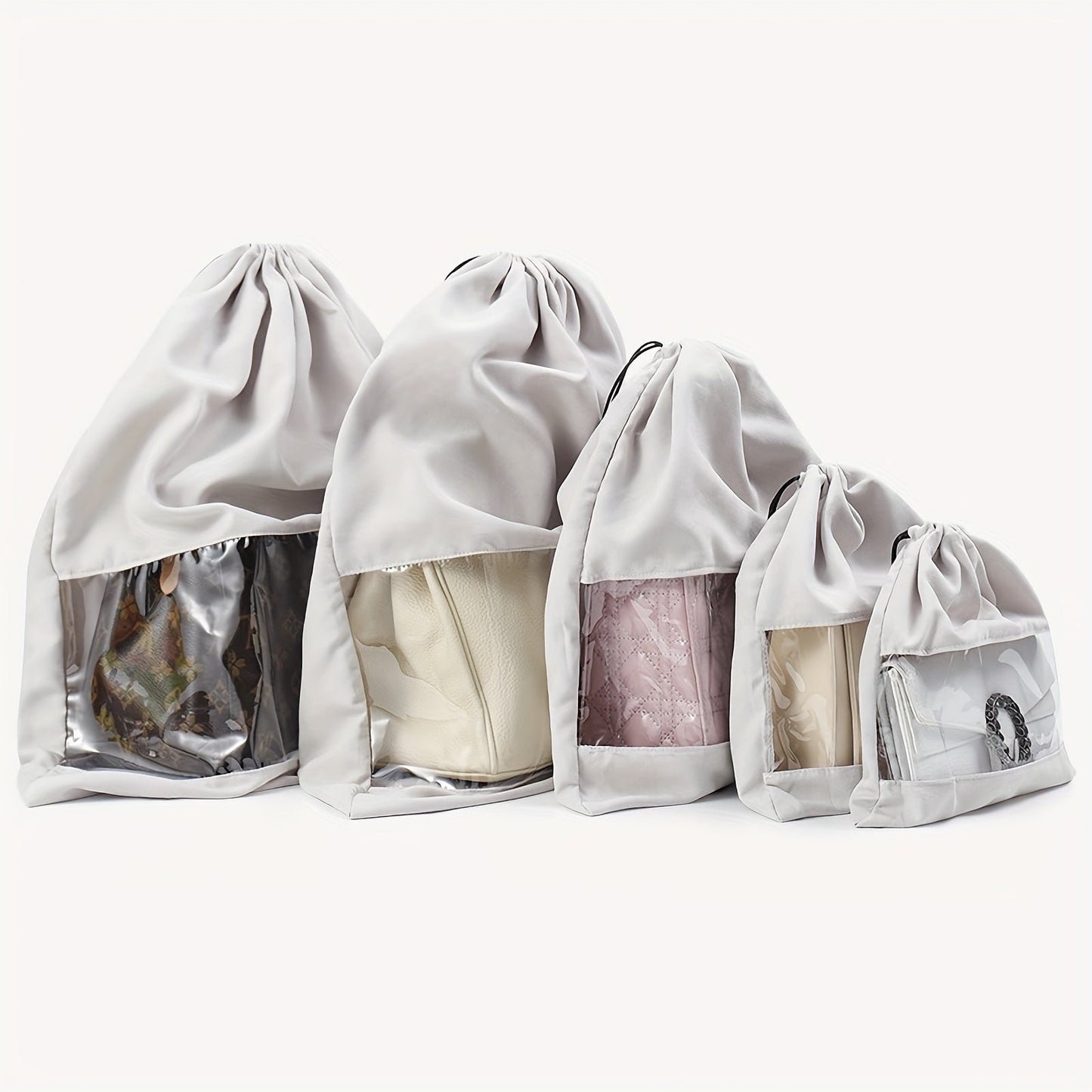 Travel Organizer Bag – 5 Pack, Clear – alternate view