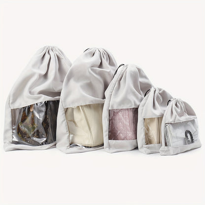 Travel Organizer Bag – 5 Pack, Clear – alternate view