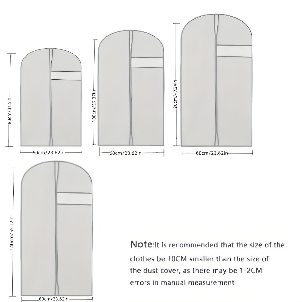 Travel Organizer Bag – 5 Pack, Clear – detail view 3