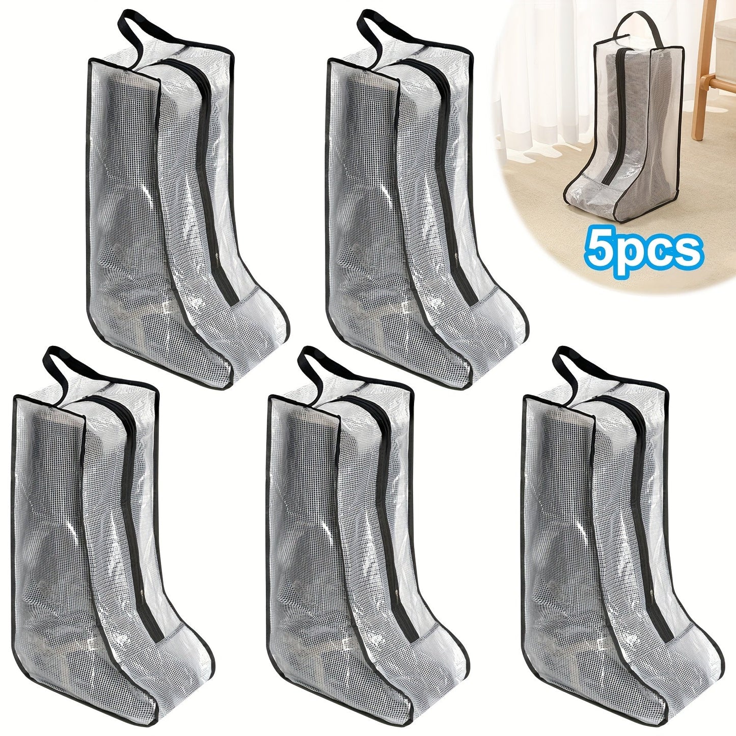 Travel Organizer Bag – 5 Pack, Transparent, for Travel – detail view 12