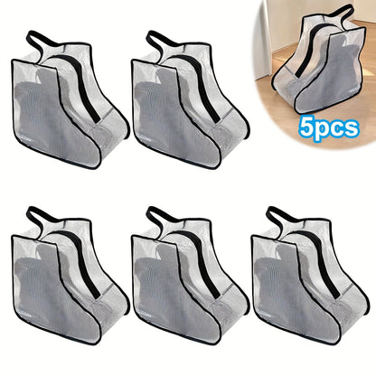 Travel Organizer Bag – 5 Pack, Transparent, for Travel – front view - product view 11