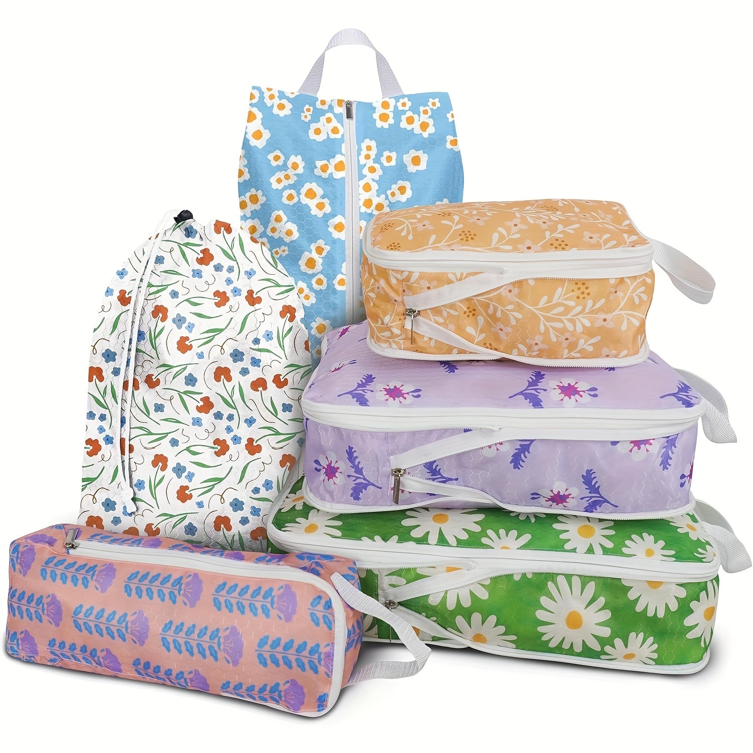 Travel Organizer Bag – 6 Pack, Waterproof, for Travel – front view - product view 14