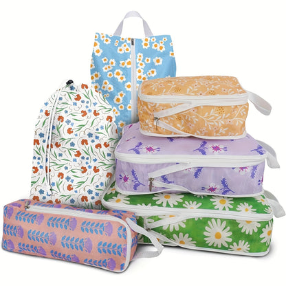 Travel Organizer Bag – 6 Pack, Waterproof, for Travel – front view - product view 14
