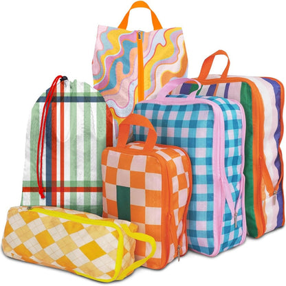 Travel Organizer Bag – 6 Pack, Waterproof, for Travel – front view