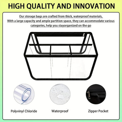 Travel Organizer Bag – 6 Piece, Clear – detail view 4