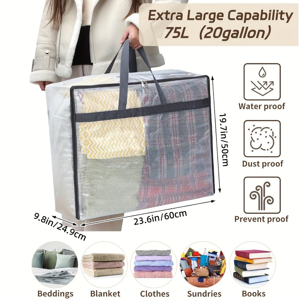 Travel Organizer Bag – 8 Pack, Clear – detail view 3