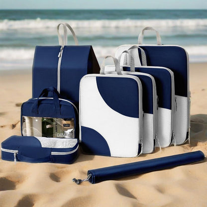 Travel Organizer Bag – 8 Pack, Lightweight, for Travel – front view