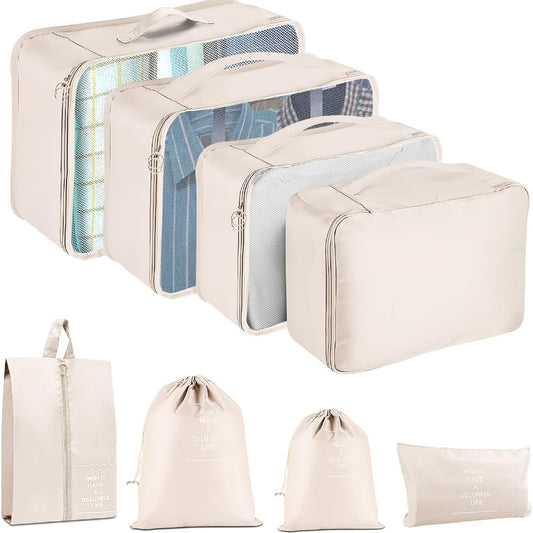 Travel Organizer Bag – 8 Piece, for Travel – front view