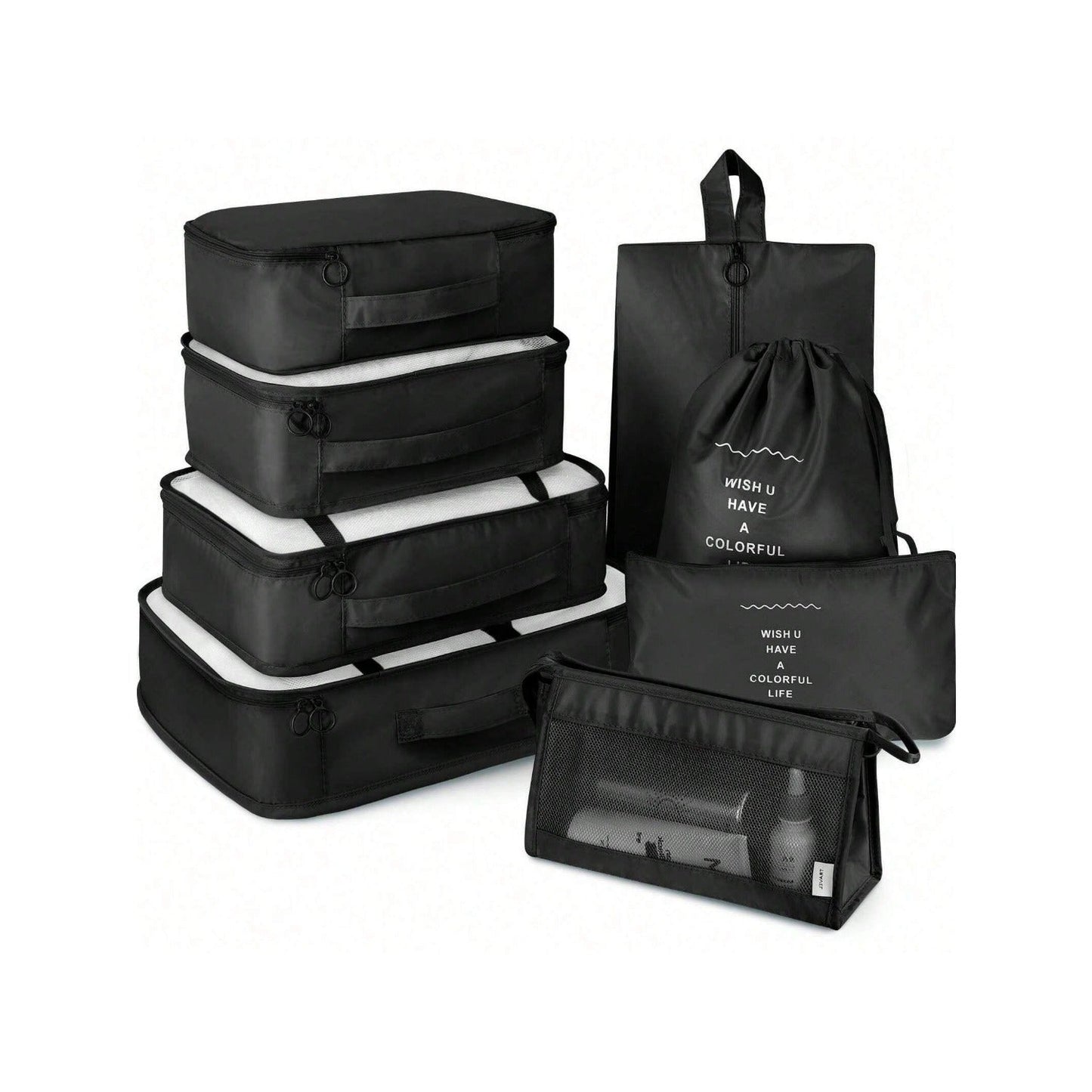 Travel Organizer Bag – 8 Piece, Polyester, for Travel – detail view 48