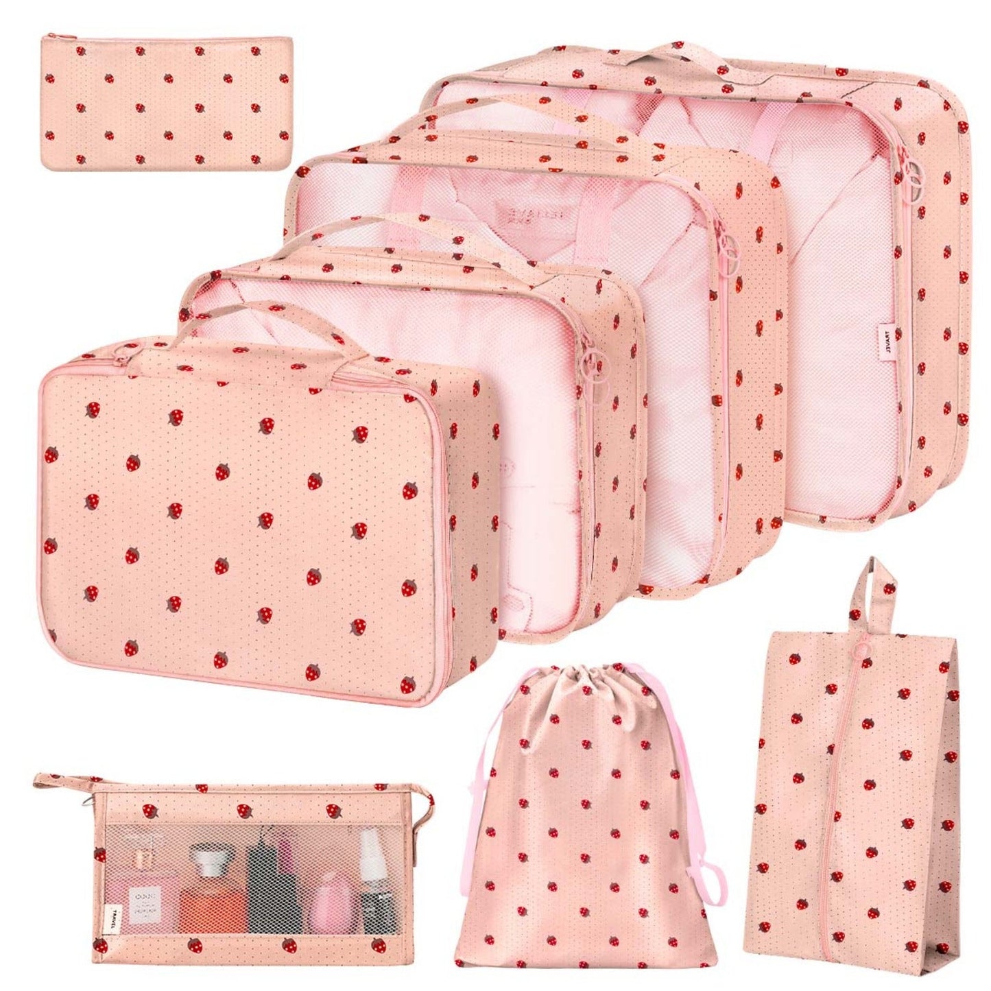 Travel Organizer Bag – 8 Piece, Polyester, for Travel – detail view 42