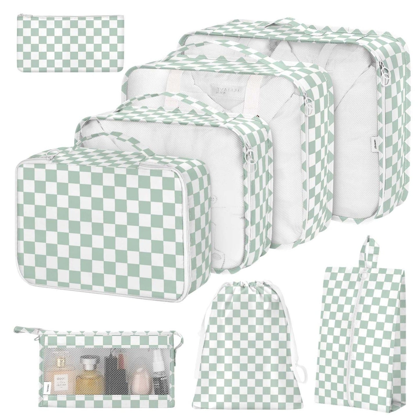 Travel Organizer Bag – 8 Piece, Polyester, for Travel – detail view 8