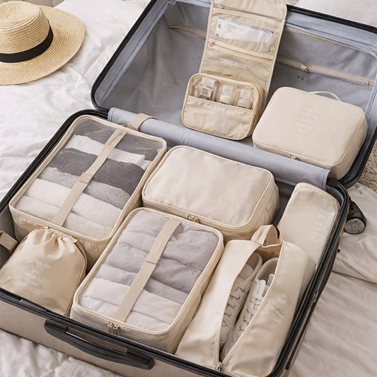 Travel Organizer Bag – 9 Piece, for Travel – front view