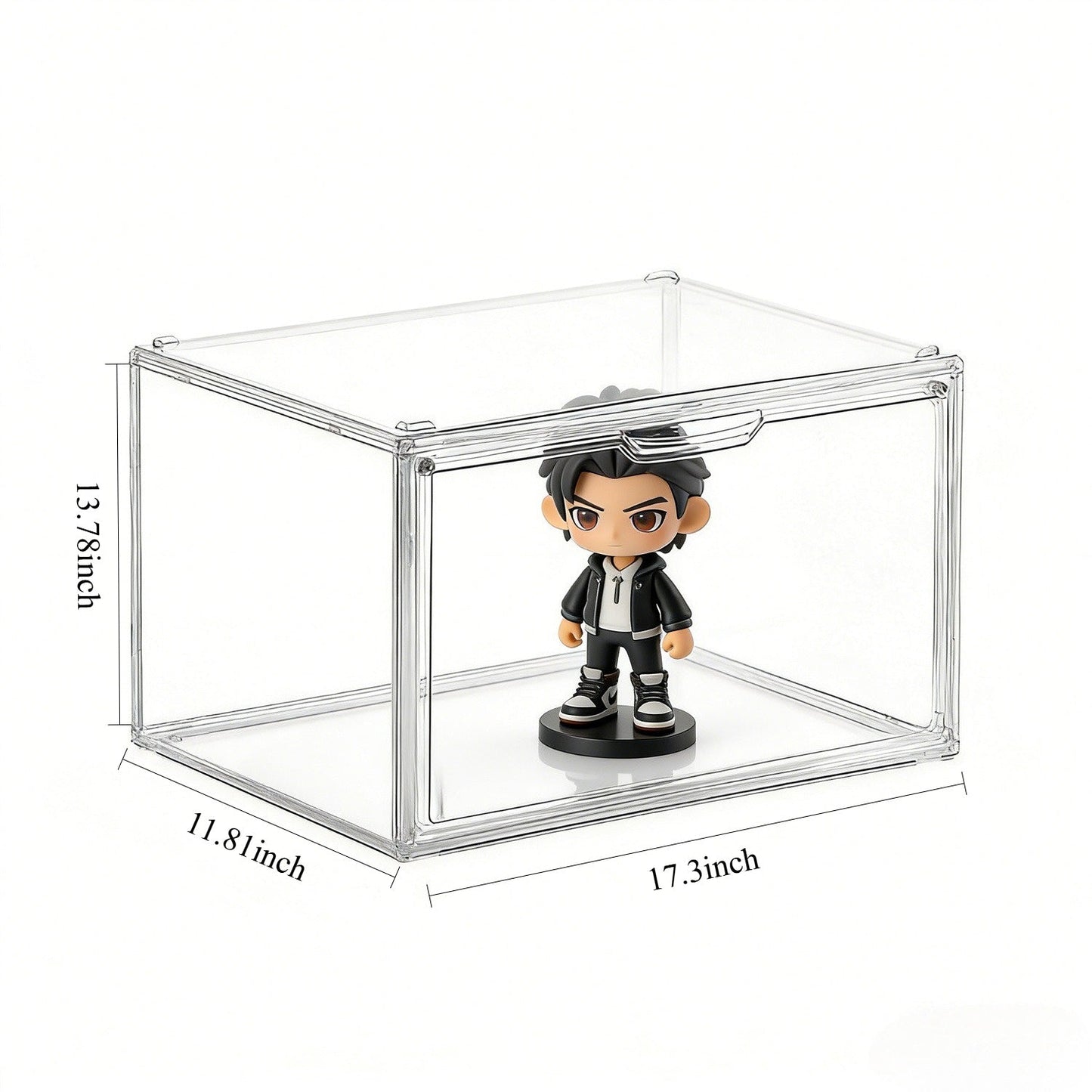 Travel Organizer Bag – Clear, Clear Acrylic Organizer Closet Storage – detail view 22