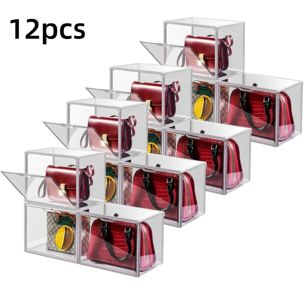 Travel Organizer Bag – Clear, Clear Acrylic Organizer Closet Storage – detail view 11