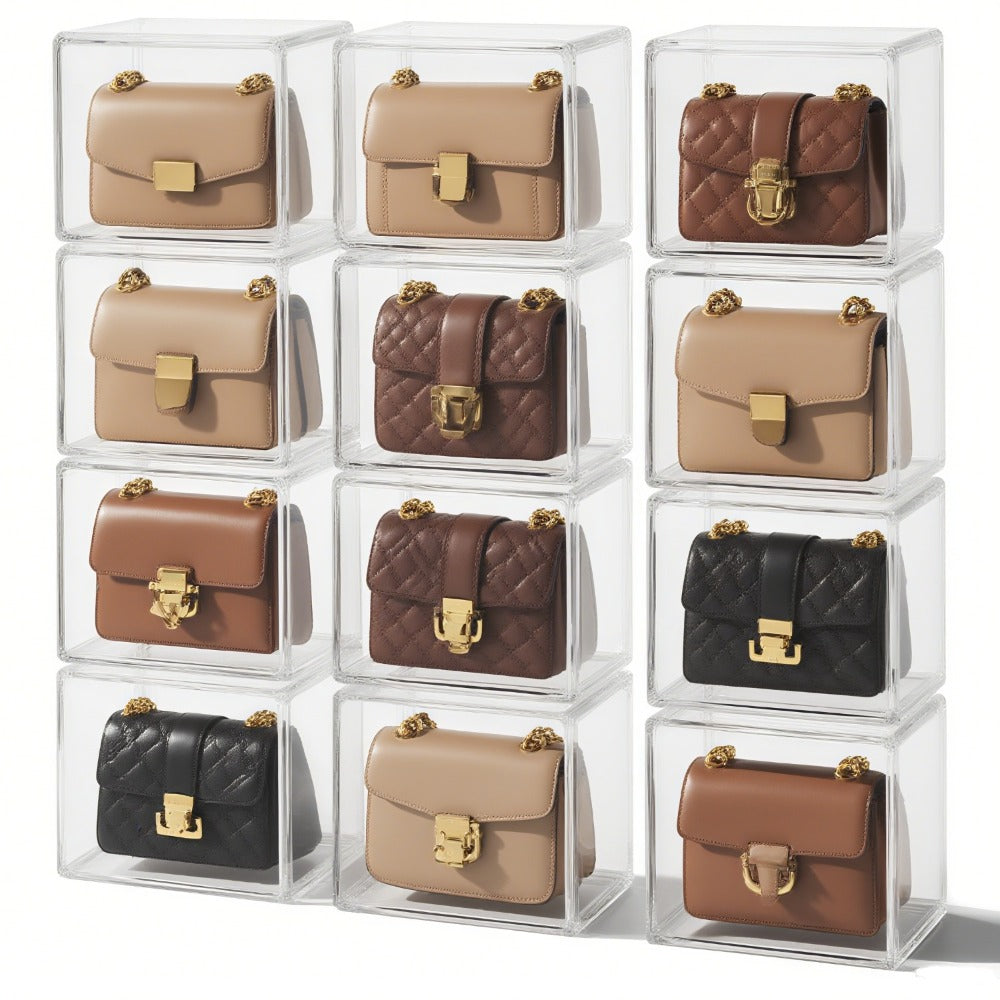 Travel Organizer Bag – Clear, Clear Acrylic Organizer Closet Storage – detail view 12