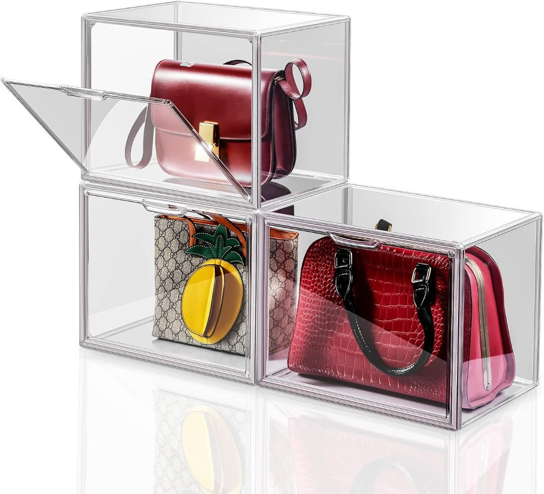 Travel Organizer Bag – Clear, Clear Acrylic Organizer Closet Storage – detail view 13