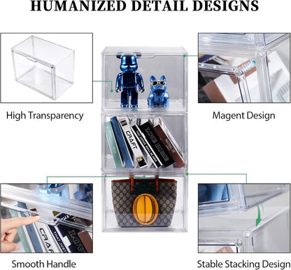 Travel Organizer Bag – Clear, Clear Acrylic Organizer Closet Storage – detail view 17