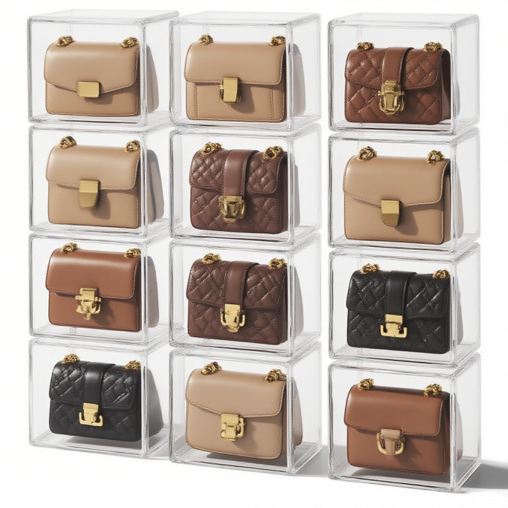 Travel Organizer Bag – Clear, Clear Acrylic Organizer Closet Storage – detail view 19