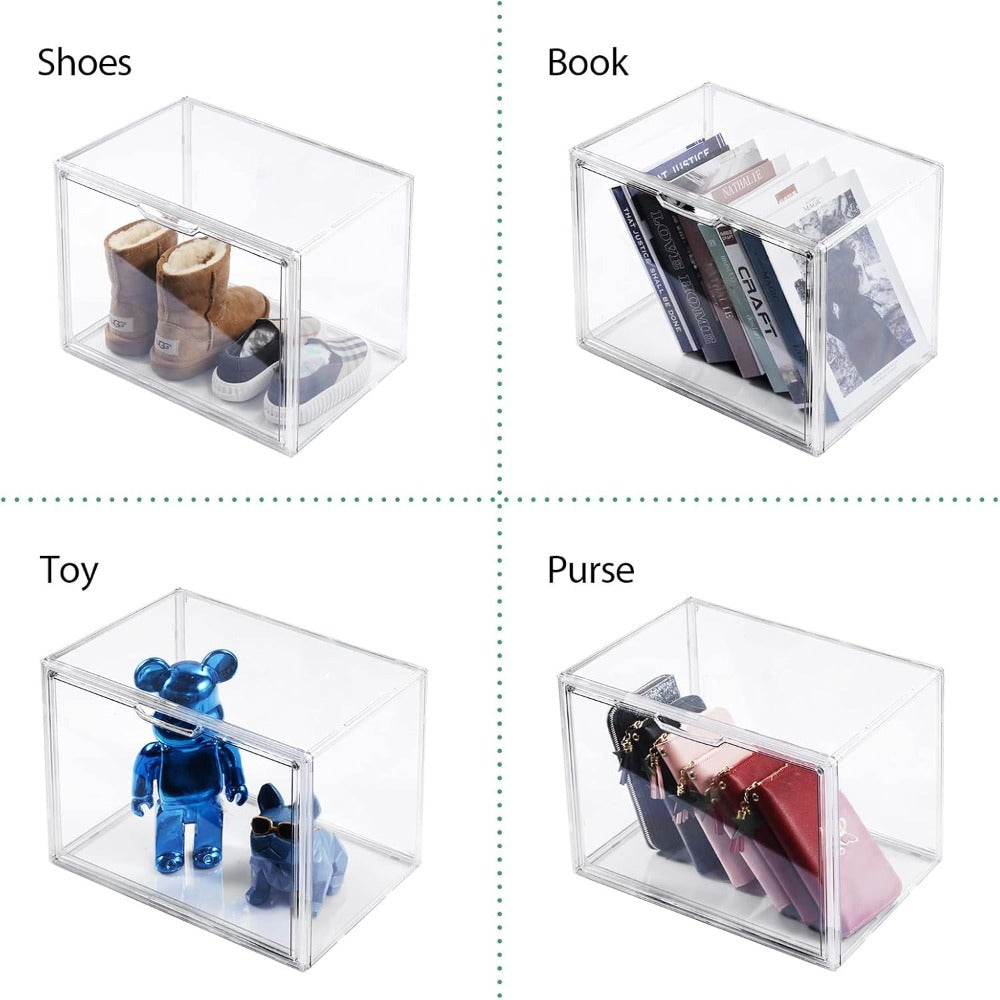 Travel Organizer Bag – Clear, Clear Acrylic Organizer Closet Storage – detail view 5