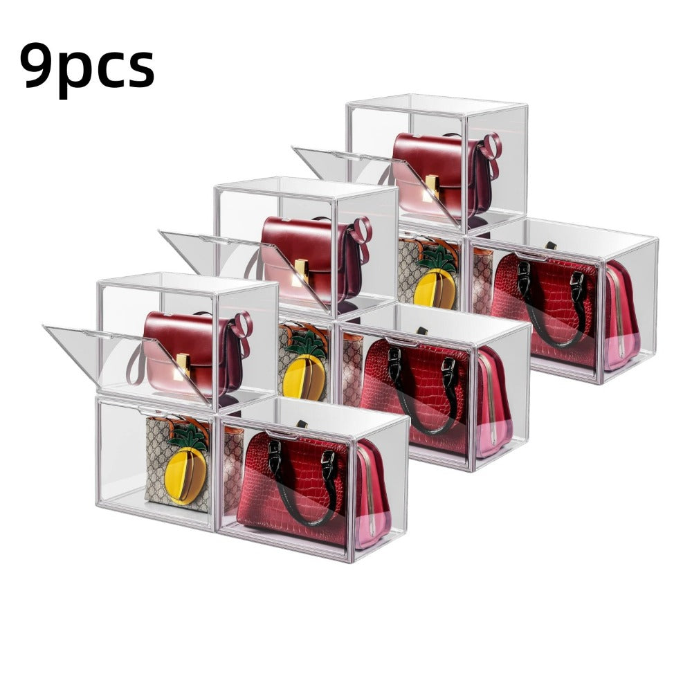 Travel Organizer Bag – Clear, Clear Acrylic Organizer Closet Storage – detail view 7