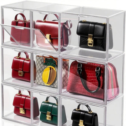 Travel Organizer Bag – Clear, Clear Acrylic Organizer Closet Storage – detail view 8