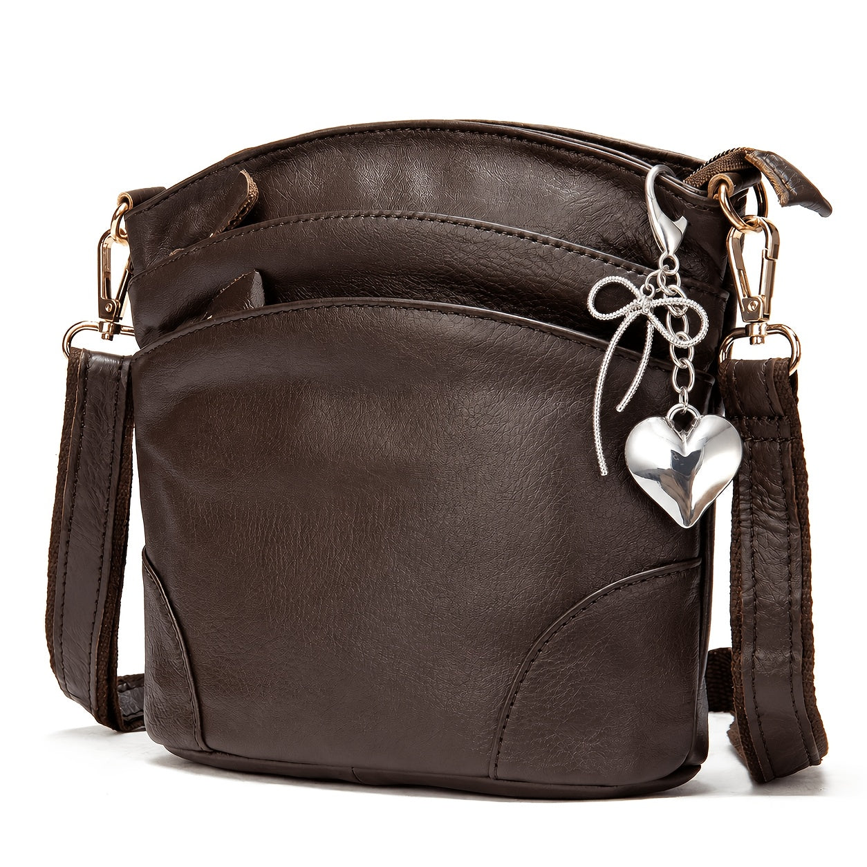 Travel Organizer Bag – Genuine Leather, Adjustable Strap, for Travel & Work – detail view 39