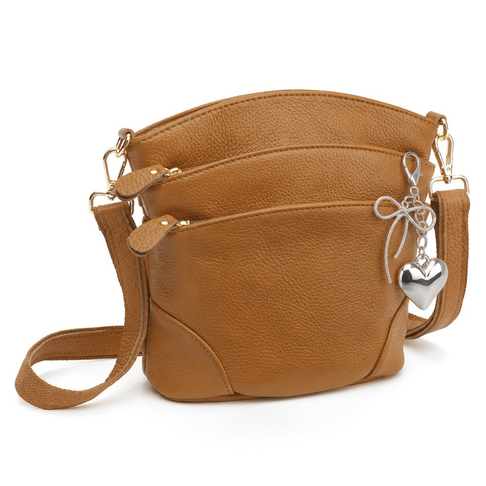 Travel Organizer Bag – Genuine Leather, Adjustable Strap, for Travel & Work – detail view 22