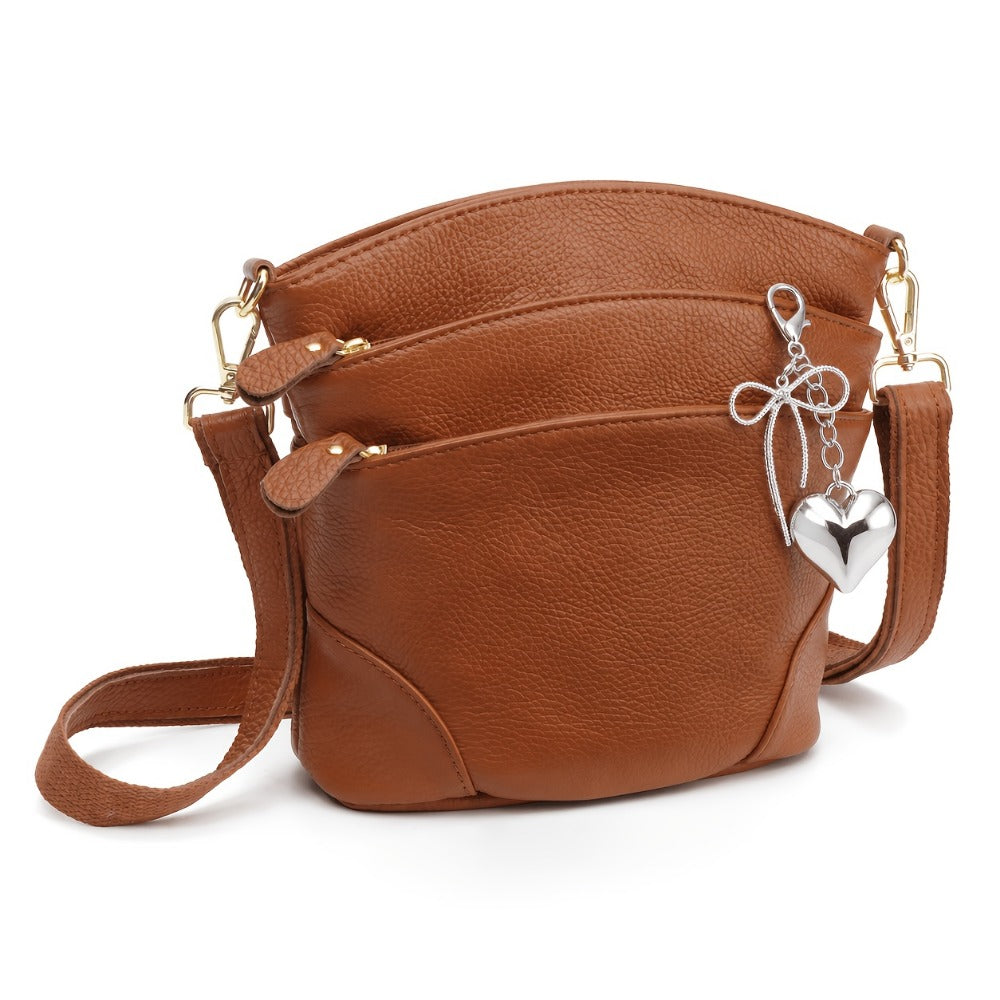 Travel Organizer Bag – Genuine Leather, Adjustable Strap, for Travel & Work – detail view 24