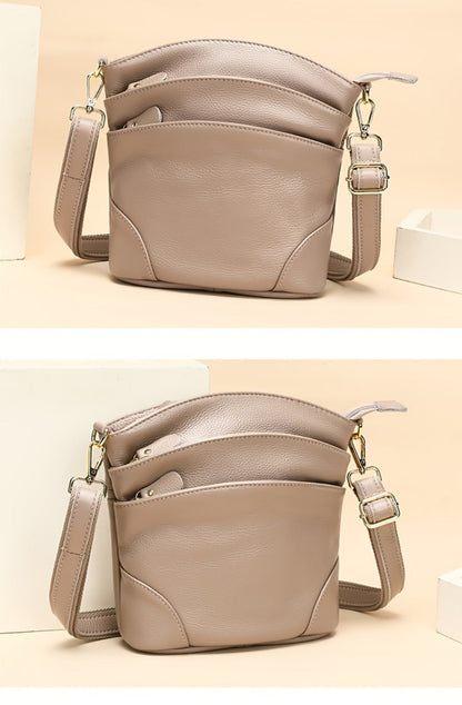 Travel Organizer Bag – Genuine Leather, Adjustable Strap, for Travel & Work – detail view 31