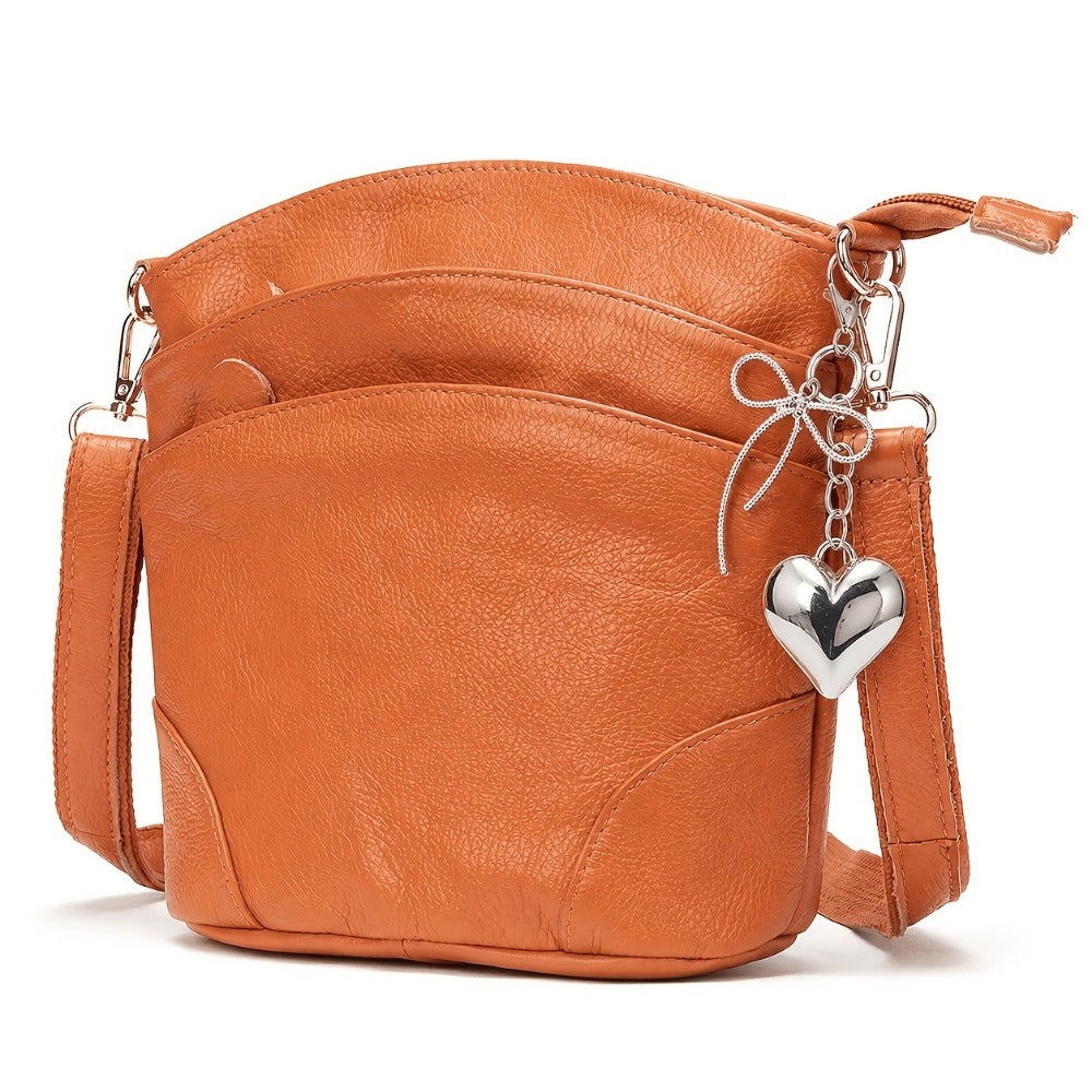 Travel Organizer Bag – Genuine Leather, Adjustable Strap, for Travel & Work – detail view 10