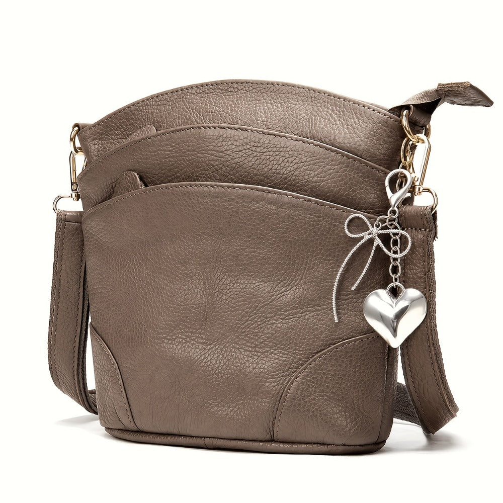 Travel Organizer Bag – Genuine Leather, Adjustable Strap, for Travel & Work – detail view 16