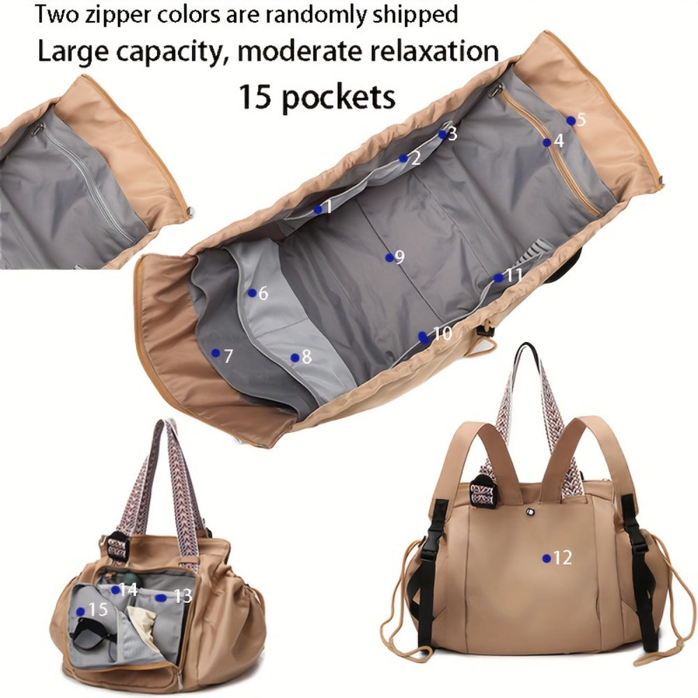 Travel Organizer Bag – Large Capacity, Foldable, Multi-Pocket, Expandable – detail view 9
