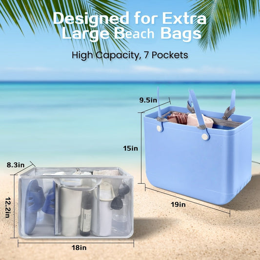 Travel Organizer Bag – Lightweight, Xl Beach Organizer Insert Lightweight – alternate view