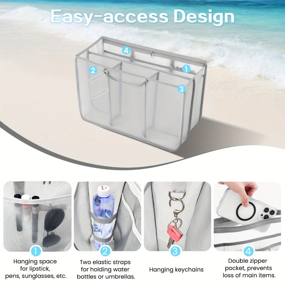 Travel Organizer Bag – Lightweight, Xl Beach Organizer Insert Lightweight – detail view 2
