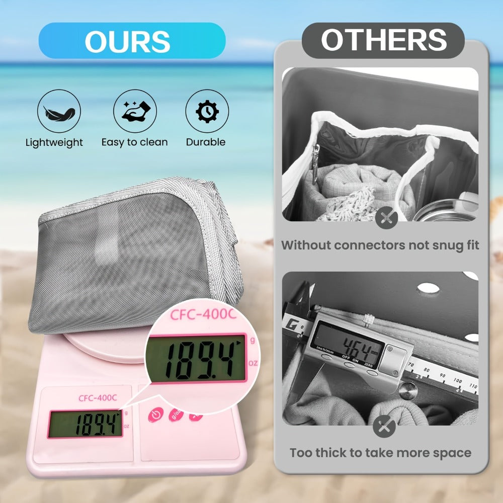 Travel Organizer Bag – Lightweight, Xl Beach Organizer Insert Lightweight – detail view 4