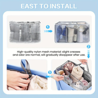 Travel Organizer Bag – Lightweight, Xl Beach Organizer Insert Lightweight – detail view 5