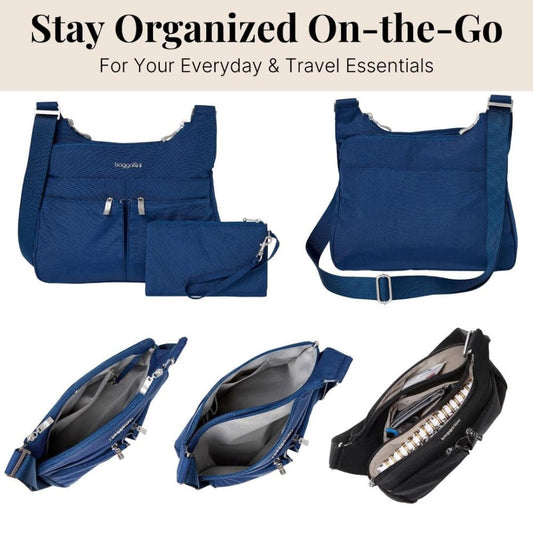 Travel Organizer Bag – Nylon, Water-Resistant, Lightweight, Multi-Pocket – alternate view