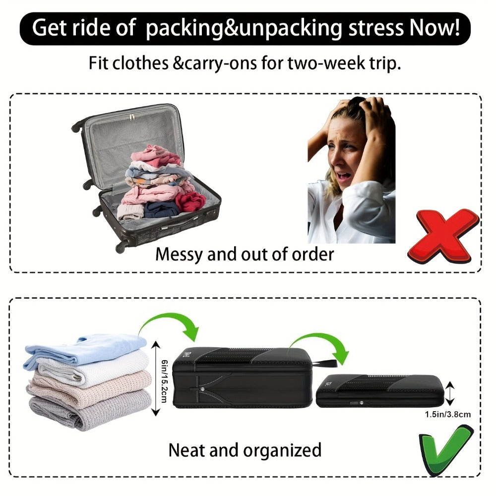 Travel Organizer Bag – for Travel, Compression Packing Cubes Set Of – detail view 7