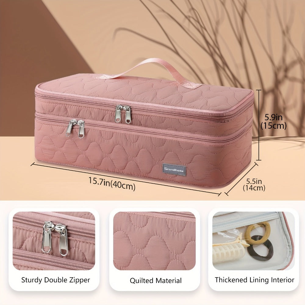 Travel Organizer Bag – for Travel, Hair Dryer Carrying Case Double – detail view 11