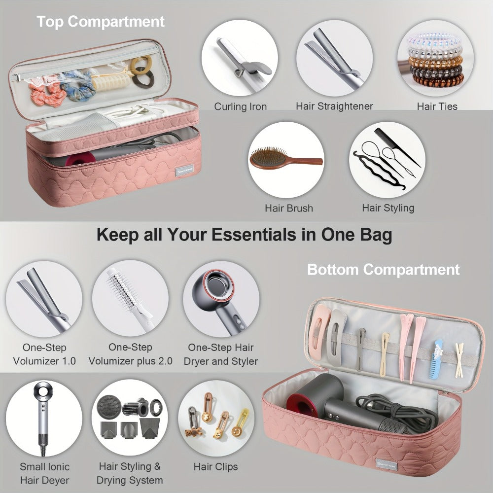 Travel Organizer Bag – for Travel, Hair Dryer Carrying Case Double – detail view 12