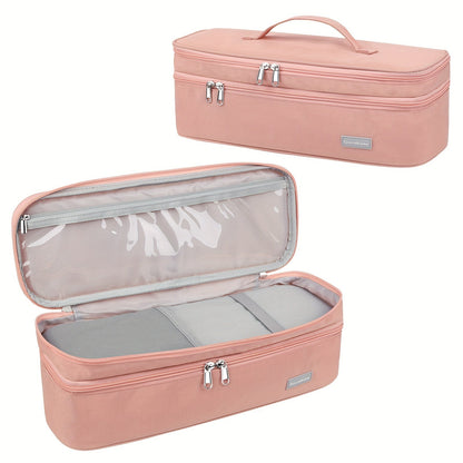 Travel Organizer Bag – for Travel, Hair Dryer Carrying Case Double – alternate view