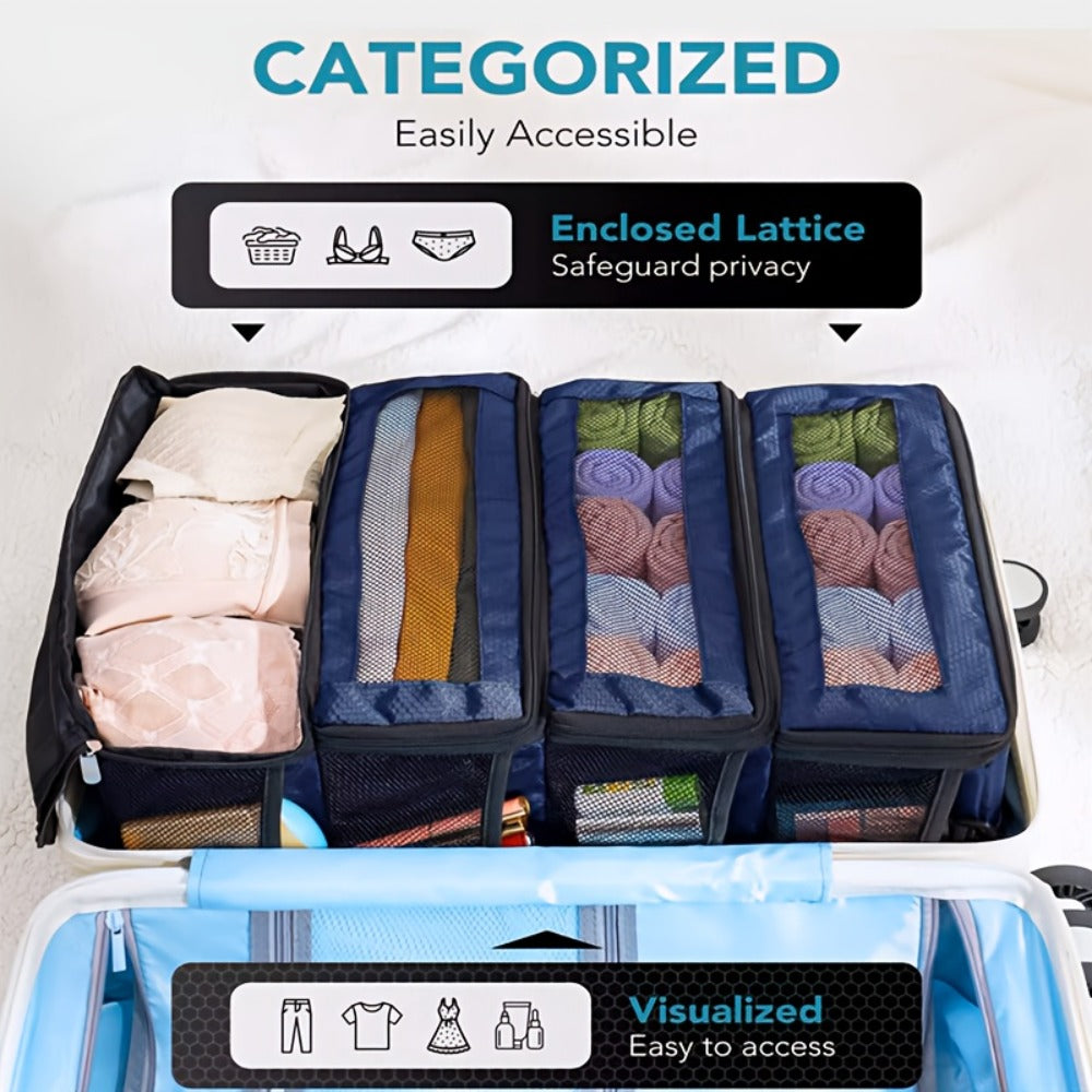 Travel Organizer Bag – for Travel, Hanging Organizer Hooks Layer Wardrobe – detail view 14